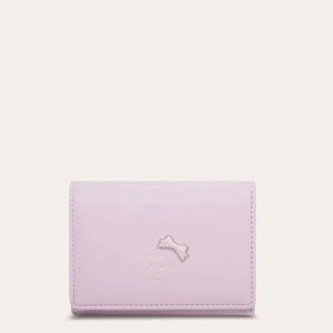Bow Graphic Pink Small Wallet Trifold Wallet